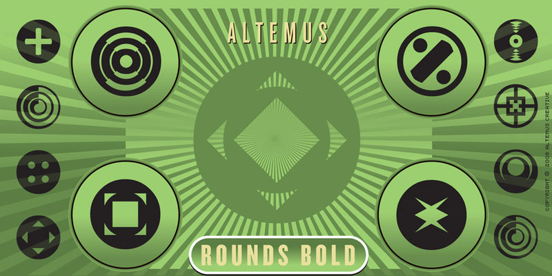 GEOMETRICS COMBO SET: 17 Fonts + 2,000 Vector Designs